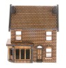 N-SH003 Low Relief Victorian Shop/Terraced House Left Hand N Gauge Laser Cut Kit