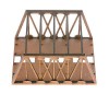 N-BR003 Twin Track Short Girder Rail Bridge N Gauge Model Laser Cut Kit