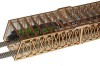 BR009 Twin Track Extra Long Girder Rail Bridge OO Gauge Model Laser Cut Kit