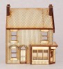 SH004 Low Relief Victorian Shop/Terraced House Right Hand OO Gauge Laser Cut Kit