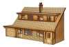 HS005 Semi Detached Dormer Bungalows Front Low Relief OO Gauge Laser Cut Kit