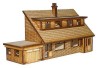 HS005 Semi Detached Dormer Bungalows Front Low Relief OO Gauge Laser Cut Kit