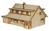 HS004 Semi Detached Dormer Bungalows OO Gauge Laser Cut Kit
