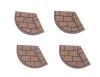 N-PV005 Pavement Corner Sections N gauge Laser Cut Kit - Pack of 4