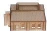 ES007 Single Track Engine Shed and Workshop OO Gauge Laser Cut Kit