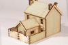 HS001 Victorian Double Terraced Houses OO Gauge Laser Cut Kit