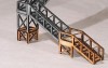 FB005 Footbridge Height Extension OO Gauge Model Laser Cut Kit