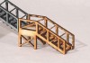 FB005 Footbridge Height Extension OO Gauge Model Laser Cut Kit