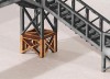 FB005 Footbridge Height Extension OO Gauge Model Laser Cut Kit