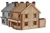 PB002 Victorian Terraced Pub Right Hand OO Gauge Laser Cut Kit