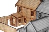 PB002 Victorian Terraced Pub Right Hand OO Gauge Laser Cut Kit