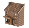 N-SH003 Low Relief Victorian Shop/Terraced House Left Hand N Gauge Laser Cut Kit