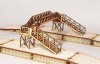 FB001 Platform Footbridge Double Track Span OO Gauge Model Laser Cut Kit