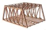 BR003 Twin Track Short Girder Rail Bridge OO Gauge Model Laser Cut Kit