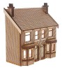 HS014 Low Relief Victorian Double Bay Window Terraced Houses OO Gauge Laser Cut