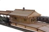 ST003 Mid Sized Island Station Building OO Gauge Laser Cut Kit