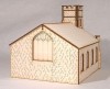 CH001 Parish Church and Lych Gate OO Gauge Model Laser Cut Kit