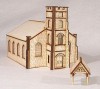 CH001 Parish Church and Lych Gate OO Gauge Model Laser Cut Kit