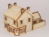 SH002 Victorian Shop / Terraced House Right Hand OO Gauge Laser Cut Kit
