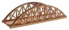 BR012 Single Track Short Bowstring Rail Bridge OO Gauge Model Laser Cut Kit