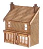 SH006 Victorian Terraced Shop Type 1 Low Relief Front OO Gauge Laser Cut Kit