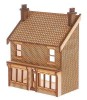 SH006 Victorian Terraced Shop Type 1 Low Relief Front OO Gauge Laser Cut Kit