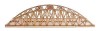 BR013 Twin Track Mid Length Bowstring Rail Bridge OO Gauge Model Laser Cut Kit