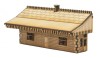 N-ST004 Mid Sized Low relief Station Building N Gauge Laser Cut Kit