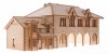 FS001 ''Houghton'' Firestation and Officers House OO Gauge Laser Cut Kit