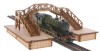 FB006 Platform Footbridge Single Track Span OO Gauge Model Laser Cut Kit