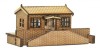 N-ST002 Small Station Building N Gauge Laser Cut Kit