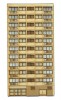 N-FL001 Left Hand Low Relief Block of Flats N Gauge Laser Cut Kit