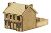 N-HS013 Victorian Double Bay Window Terraced Houses N Gauge Laser Cut Kit