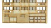 FL002 Right Hand Low Relief Block of Flats OO Gauge Laser Cut Kit