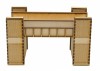 TT-BR002 Single Track Rail Bridge TT:120 Gauge Model Laser Cut Kit