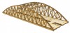 TT-BR013 Twin Track Mid Length Bowstring Rail Bridge TT:120 Gauge Model Laser Cut Kit