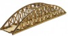 TT-BR014 Single Track Mid Length Bowstring Rail Bridge TT:120 Gauge Model Laser Cut Kit