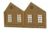 TT-NL005 Ultra Low Relief Single Storey Northlight Factory Left Hand Peak TT:120 Gauge Kit