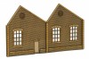 TT-NL006 Ultra Low Relief Single Storey Northlight Factory with Door Left Hand Peak TT:120 Gauge Kit[1]