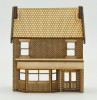 TT-PB003 Low Relief Victorian Terraced Pub Left Hand TT:120 Scale Laser Cut Kit