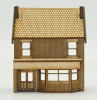 TT-PB004 Low Relief Victorian Terraced Pub RIght Hand TT:120 Scale Laser Cut Kit