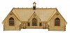 TT-SC002 Half Relief School Building TT:120 Gauge Model Laser Cut Kit