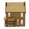 TT-SH003 Low Relief Victorian Shop/Terraced House Left Hand TT:120 Scale Laser Cut Kit