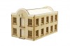 WH001 Warehouse Building Double Loading Doors OO Gauge Laser Cut Kit