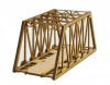 TT-BR004 Single Track Short Girder Rail Bridge TT:120 Model Laser Cut Kit