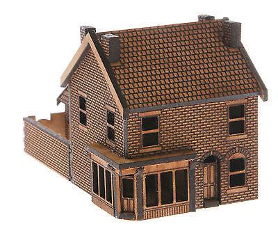 N-SH001 Victorian Shop / Terraced House Left Hand N Gauge Laser Cut Kit