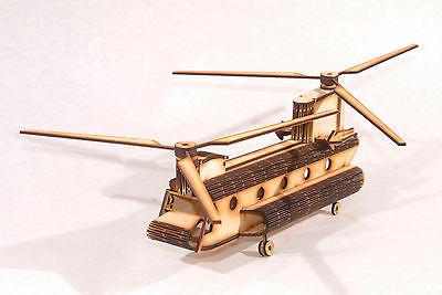 Chinook Helicopter Laser Cut Model Kit