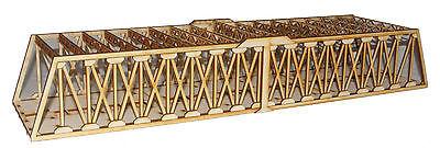 BR009 Twin Track Extra Long Girder Rail Bridge OO Gauge Model Laser Cut Kit