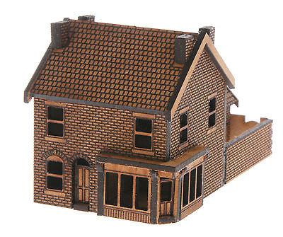 N-SH002 Victorian Shop / Terraced House Right Hand N Gauge Laser Cut Kit