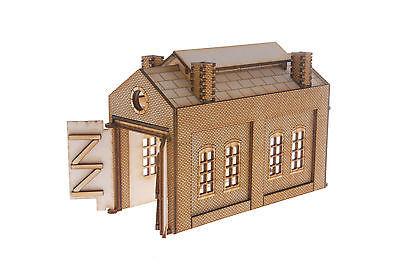 ES006 Single Track Engine Shed OO Gauge Laser Cut Kit